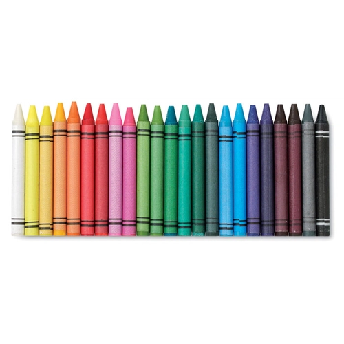 image du produit Etui de 30 crayons en cire avec tube en carton