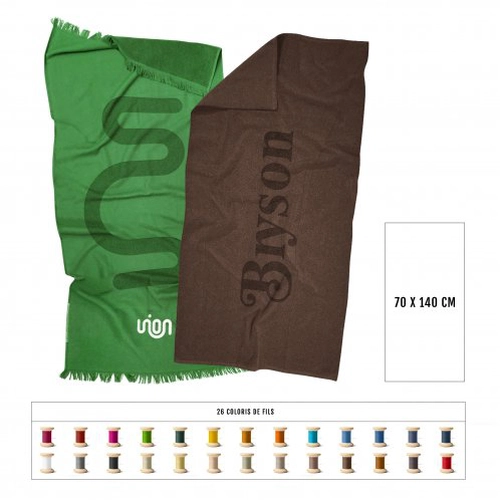 image du produit Fouta serviette 450gr/m2 100% tissage sur-mesure