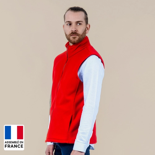 image du produit Gilet polaire Unisexe 100% polyester - assemblé en france