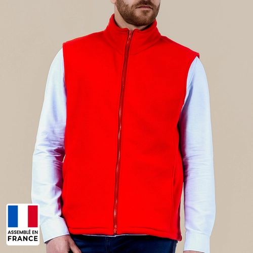 image du produit Gilet polaire Unisexe 100% polyester - assemblé en france