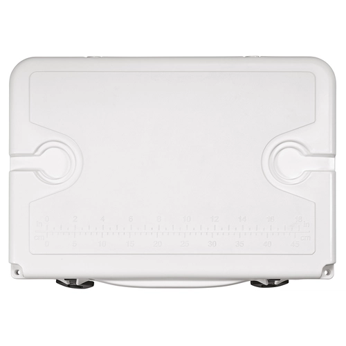 image du produit Glacière rigide 35 litres en plastique recyclé double paroi - plaque frontale personnalisable