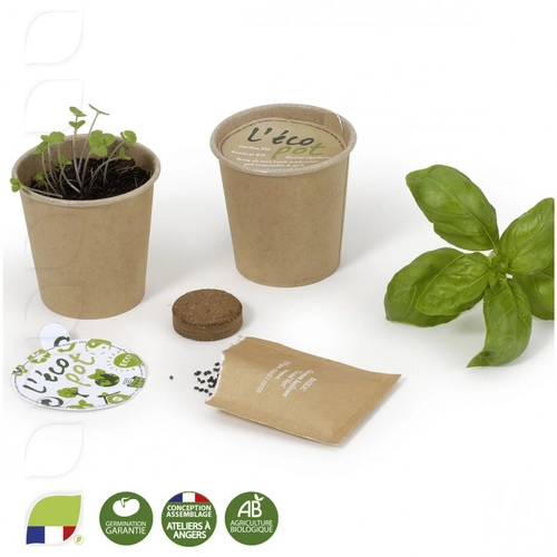image du produit Gobelet en carton avec graines - kit de plantation