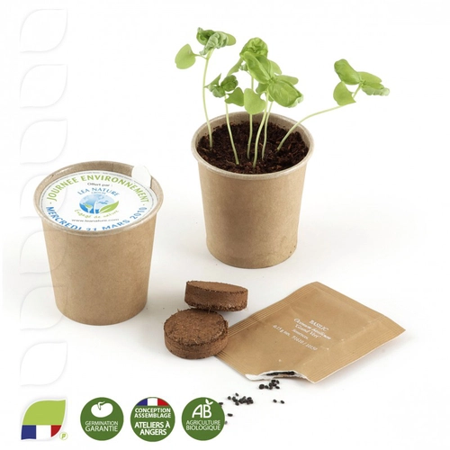 image du produit Gobelet en carton avec graines - kit de plantation