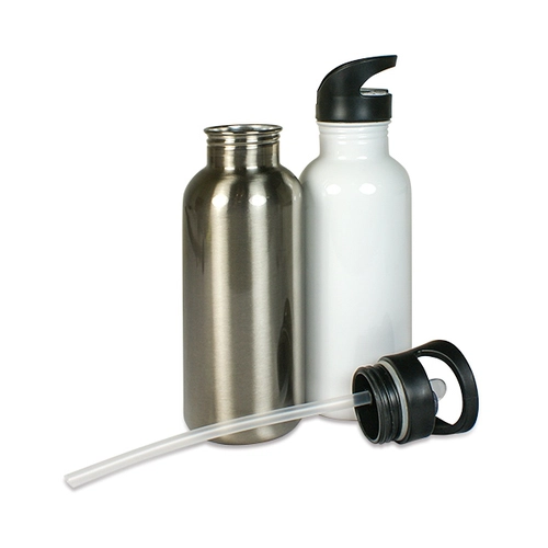 image du produit Gourde 500 ml personnalisable avec bec pliable et paille intégrée