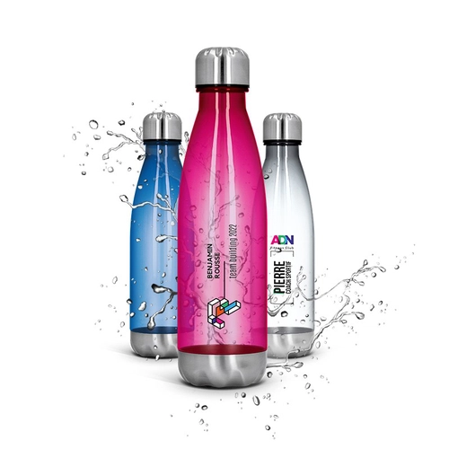 image du produit Gourde en tritan transparente - Bouteille 650 ml ultra légère