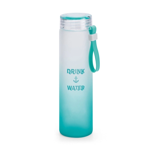 image du produit Gourde en verre borosilicaté à vis en PP, 470ml