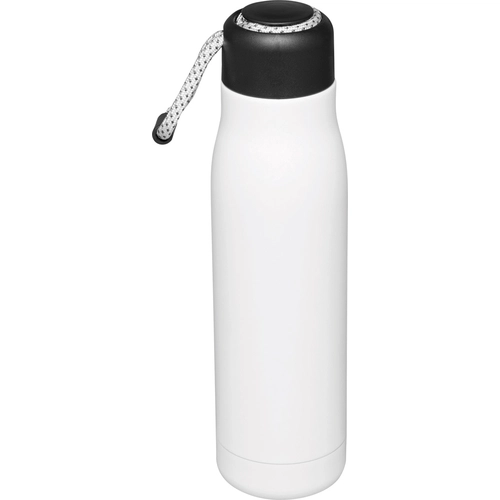 image du produit Gourde isotherme 500 ml en inox avec dragonne décorative