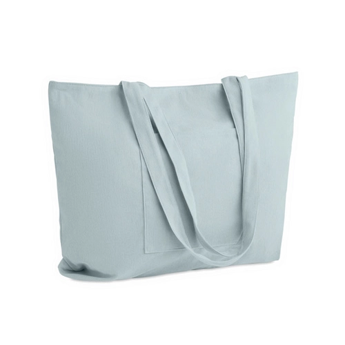 image du produit Grand sac shopping/de plage en velours côtelé de polyester
