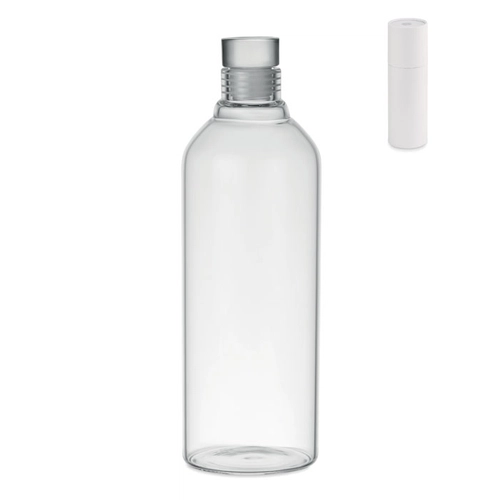 image du produit Grande bouteille en verre borosilicate 1L avec bouchon anti fuite