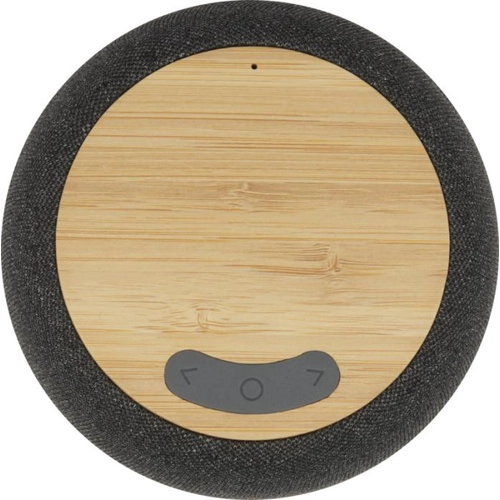 image du produit Haut-parleur Bluetooth® et tapis de charge sans fil Ecofiber en bamboo/RPET