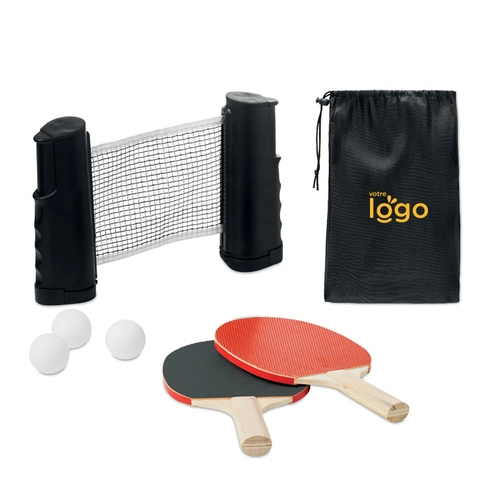 image du produit Jeu de tennis de table avec filet roulant - idéal pause travail