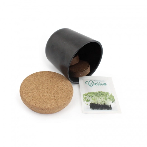 image du produit Kit pot bambou avec son couvercle en liège