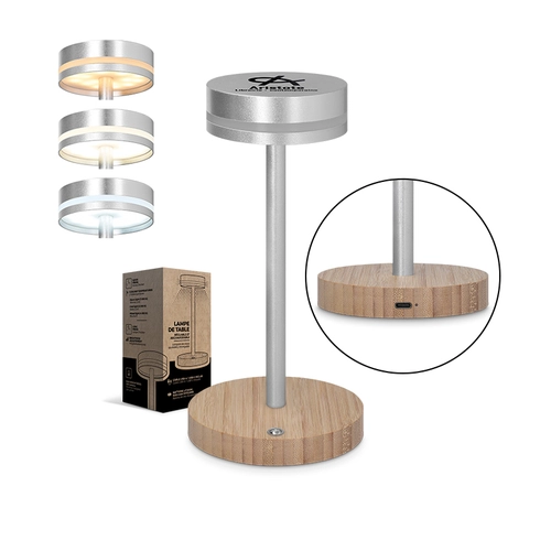 image du produit Lampe d'ambiance de table ou bureau - réglable et rechargeable