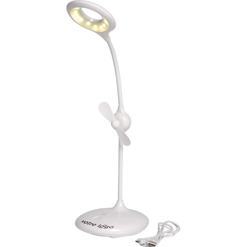 image du produit Lampe de bureau avec ventilateur intégré