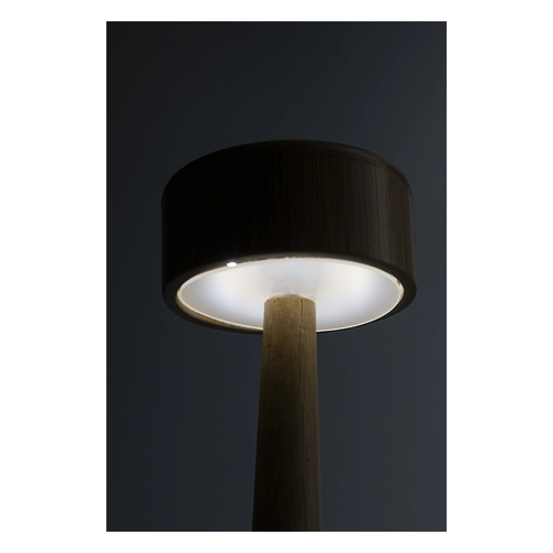 image du produit Lampe de table en bambou avec 24 LED avec batterie rechargeable