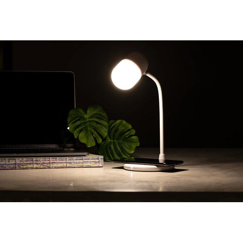 image du produit Lampe LED avec chargeur induction et enceinte bluetooth