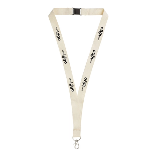 image du produit Lanyard en coton biologique 350g,m2