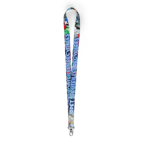 image du produit Lanyard en RPET sérigraphie