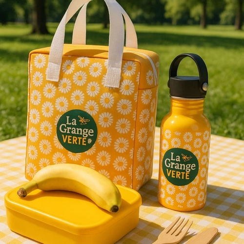 image du produit Lunchbag isotherme coton - votre design sur-mesure - fabrication europe