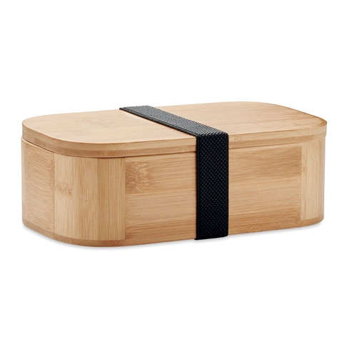 image du produit Lunchbox en bambou 1000 ml avec fermeture élastique