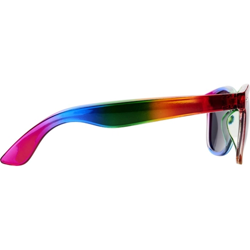 image du produit Lunettes de soleil avec cadre translucide multicouleur