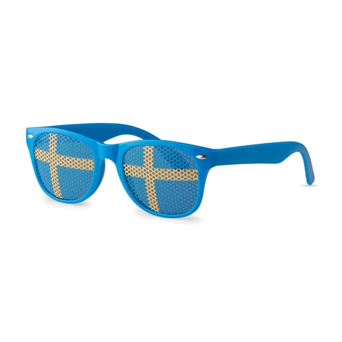 image du produit Lunettes de supporter avec drapeau du pays