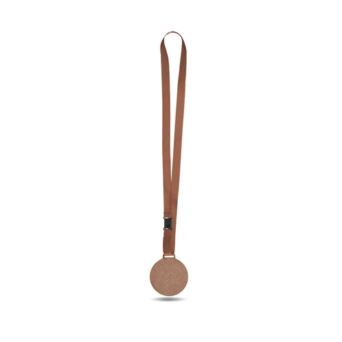 image du produit Médaille en MDF avec cordon satin made in france - découpe à la forme