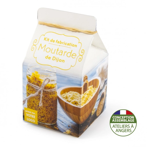 image du produit Mini coffret gastronomie moutarde de dijon version quadri