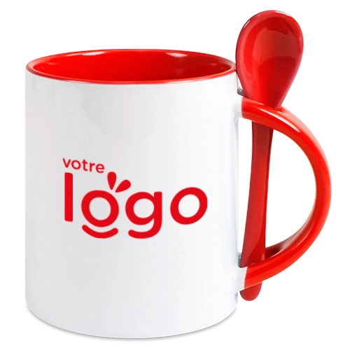 image du produit Mug 325 ml blanc et coloré - livraison express 24h-48h