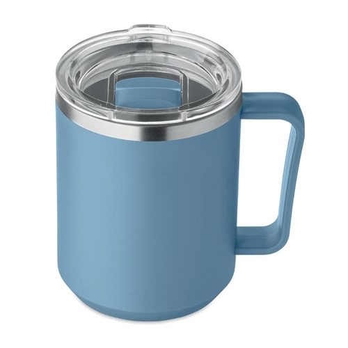 image du produit Mug à double paroi avec intérieur en acier inoxydable recyclé