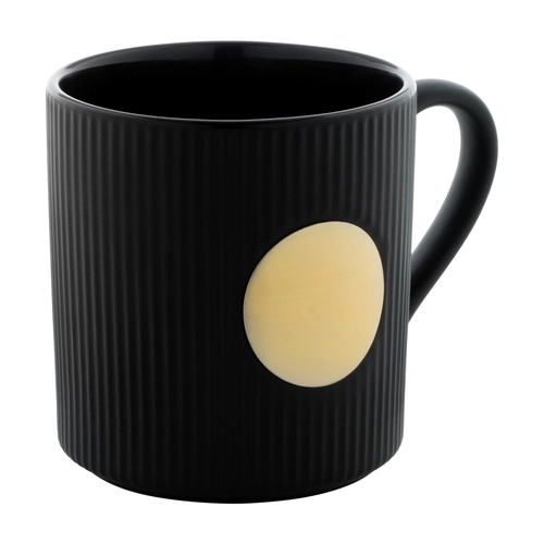 image du produit Mug céramique avec plaque en laiton