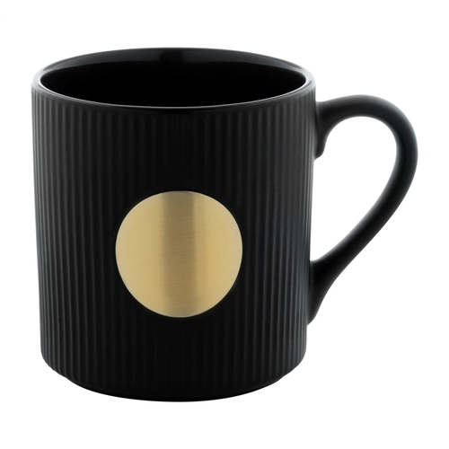 image du produit Mug céramique avec plaque en laiton