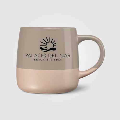 image du produit Mug céramique - design à blocs de couleur - 445 ml