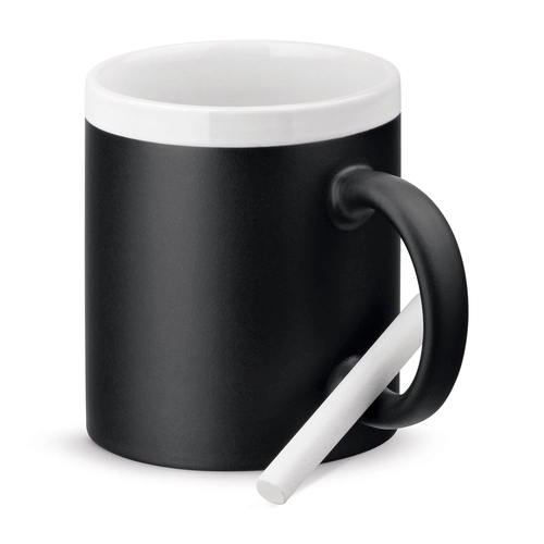 image du produit Mug en céramique 350 ml - Tasse CHALKIE avec craie