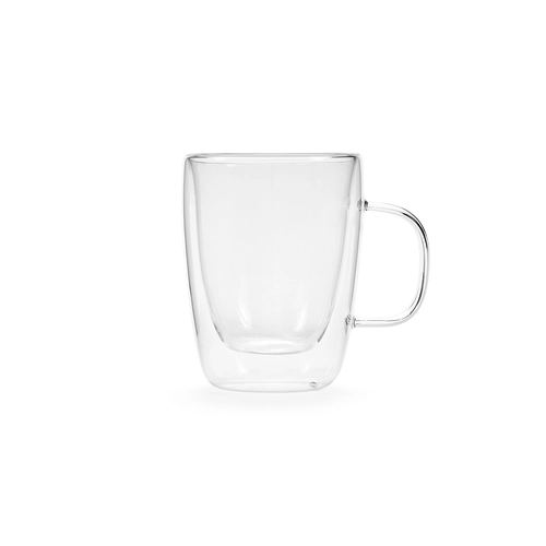 image du produit Mug en verre borosilicate 300 ml double paroi avec anse