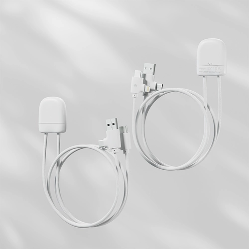 image du produit Multicâble ICE-TAG avec transfert de données - Apple & Android