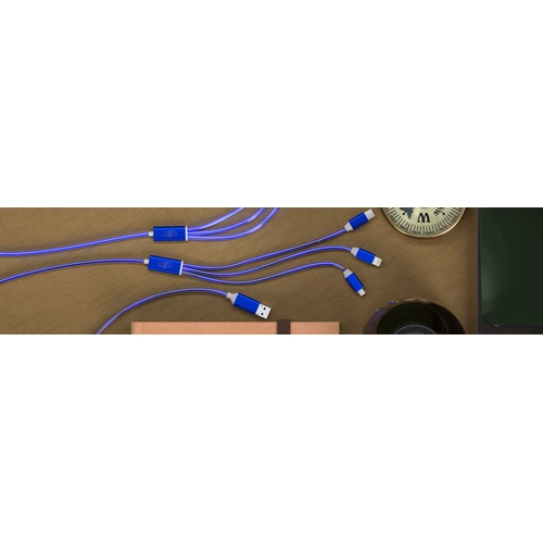 image du produit Multicâble LED avec triple connecteur - multicâble original et fun