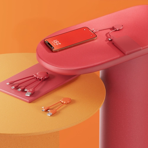 image du produit Multicâble OCTOMINI en plastique recyclé - USB-C