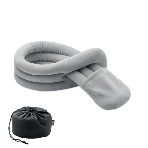 image du produit Oreiller de voyage pliable en polyester souple et en mousse