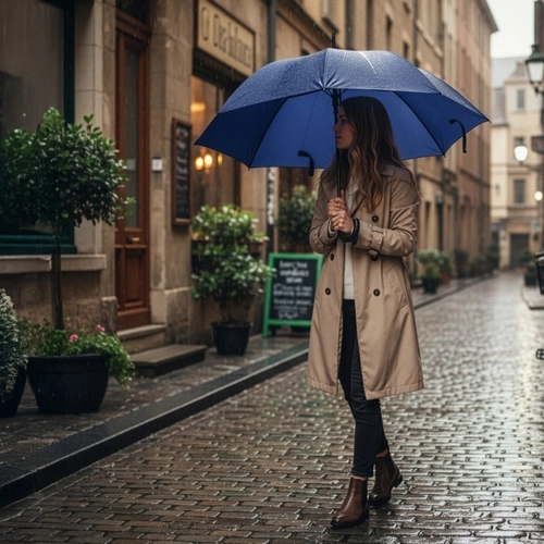 image du produit Parapluie anti-tempête 8 pans
