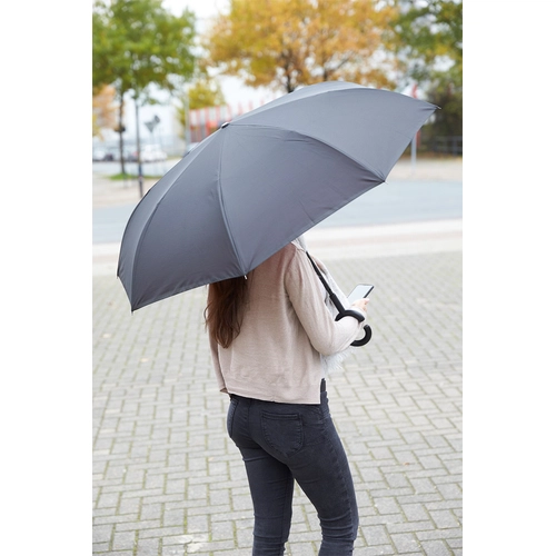 image du produit Parapluie inversé poignée canne toile 109 cm - baleines en fibre de verre