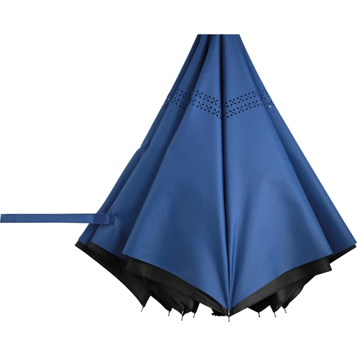 image du produit Parapluie inversé poignée canne toile 109 cm - baleines en fibre de verre