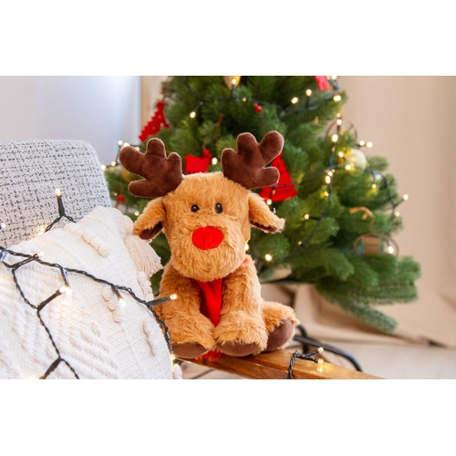 image du produit Peluche renne RPET - idéal pour Noël