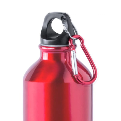 image du produit Petite bouteille en aluminium de 330 ml avec mousqueton