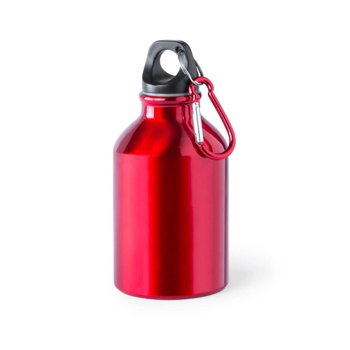 image du produit Petite bouteille en aluminium de 330 ml avec mousqueton