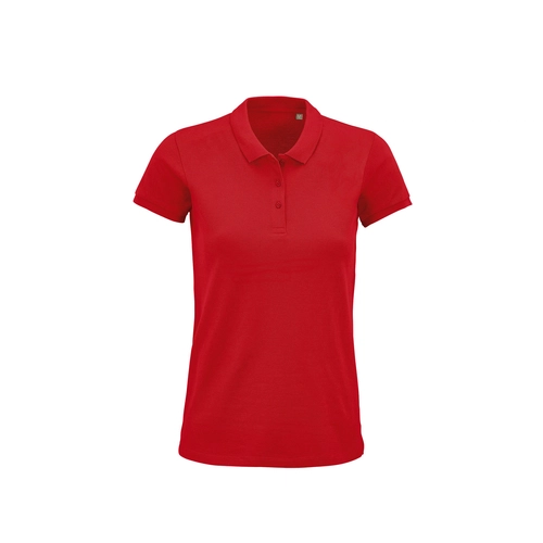 image du produit Polo Femme en coton bio avec manches courtes