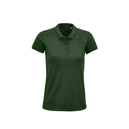 image du produit Polo Femme en coton bio avec manches courtes