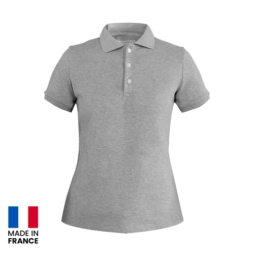 image du produit Polo femme made in France 220gr/m2 3 boutons - teinté et tricoté en France