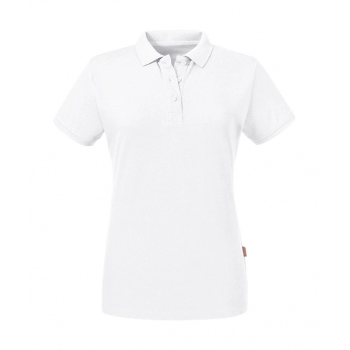 image du produit Polo pour femme en coton avec col à trois boutons