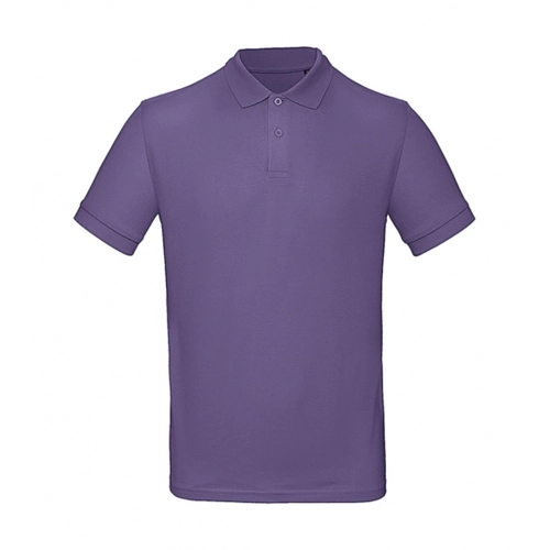 image du produit Polo pour homme en coton avec col à deux boutons